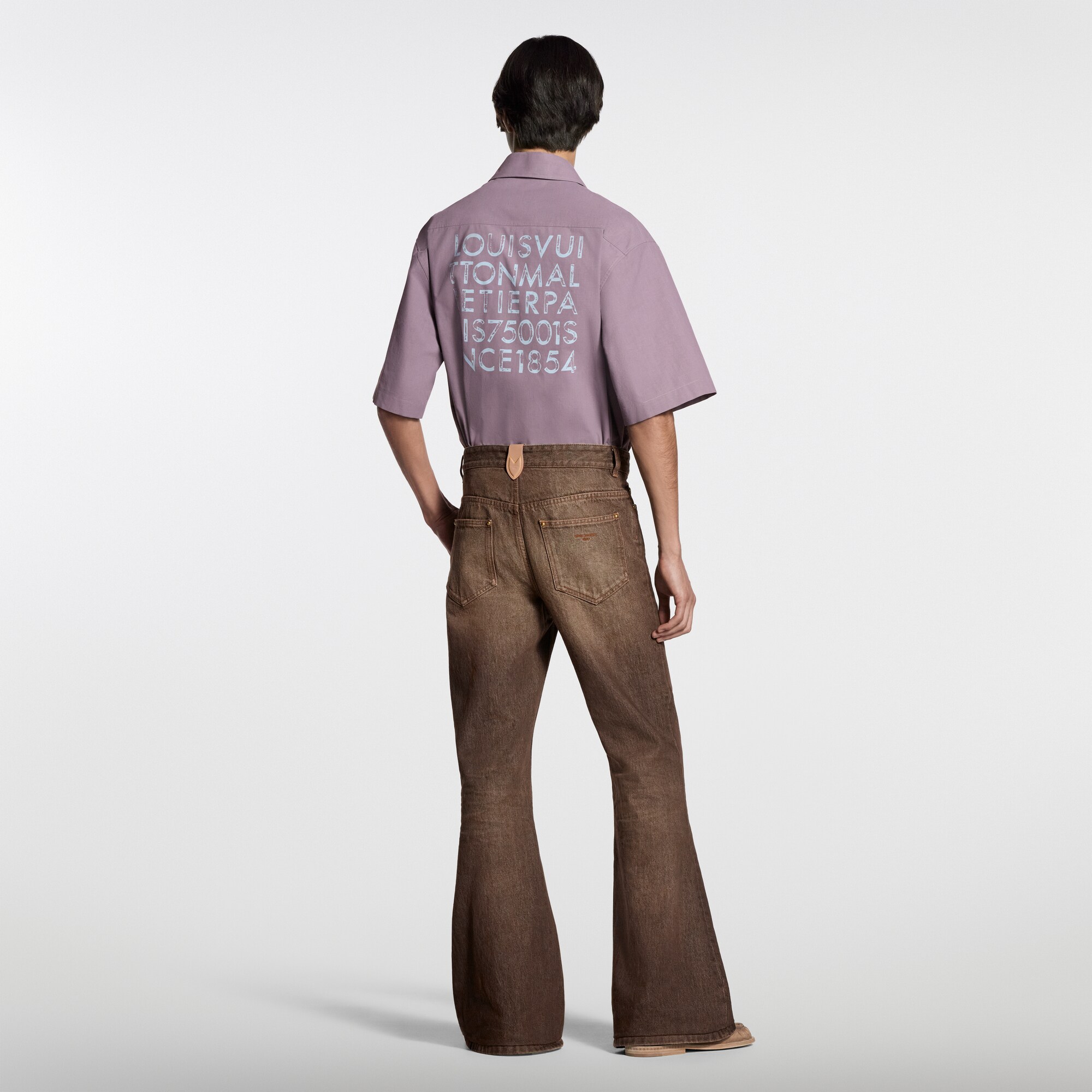 Coffee Indigo Denim Bootcut Pants - New - For Men | LOUIS VUITTON ®